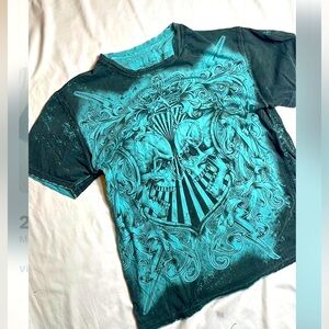 Rad y2k skull tee shirt